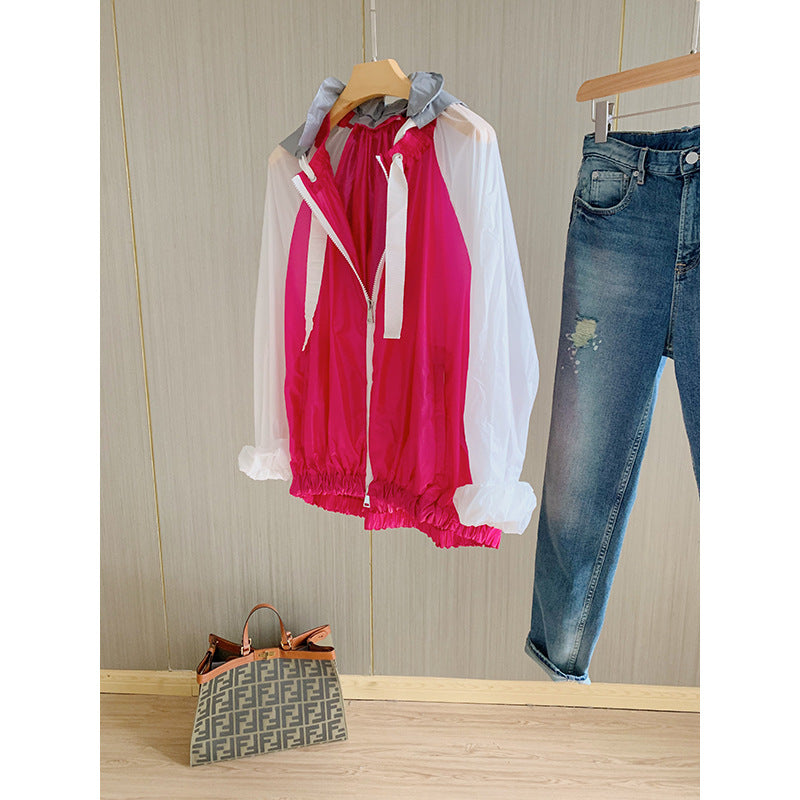 Women’s Sporty Transition Jacket with Hood Mune Fashion
