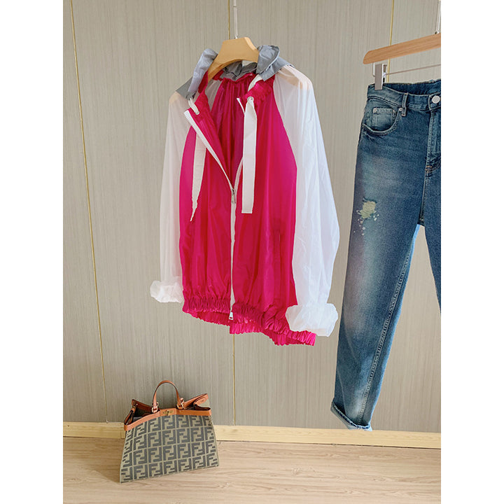 Women’s Sporty Transition Jacket with Hood Mune Fashion