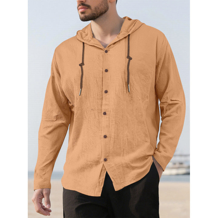 Men's Lightweight Hooded Shirt Mune Fashion