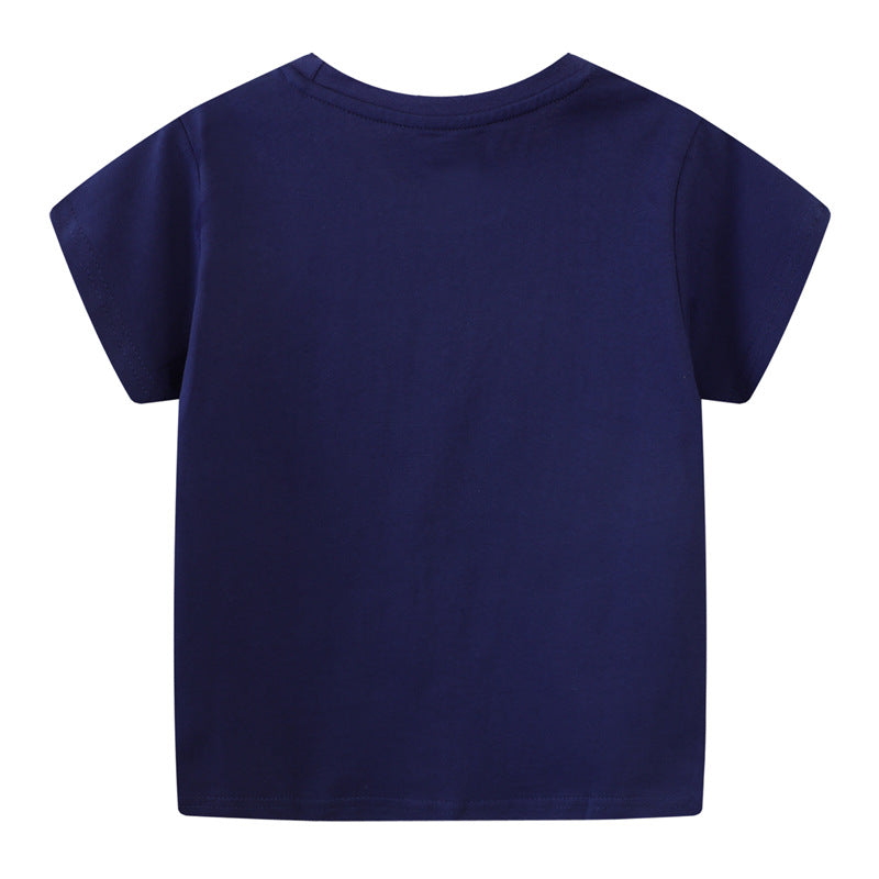 Boys T-shirt with dinosaur skeleton motif Mune Fashion