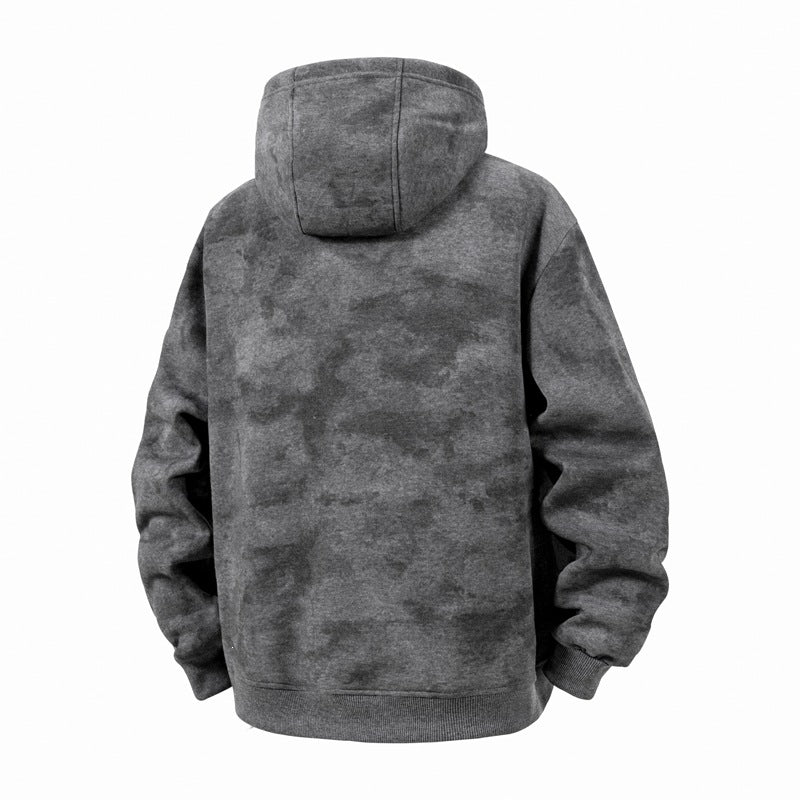 Unisex Oversized Hooded Zip Jacket made of heavy French Terry with Kangaroo Pockets Mune Fashion