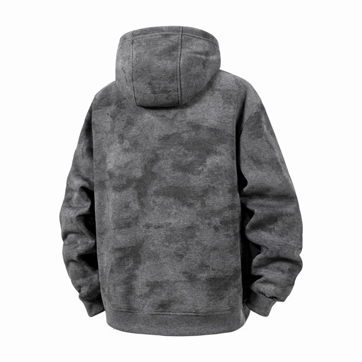 Unisex Oversized Hooded Zip Jacket made of heavy French Terry with Kangaroo Pockets Mune Fashion