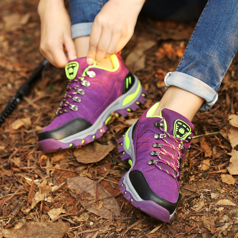 Women Robust Trekking Half Shoe with Profiled Outdoor Grip and Padded Comfort Lining Mune Fashion