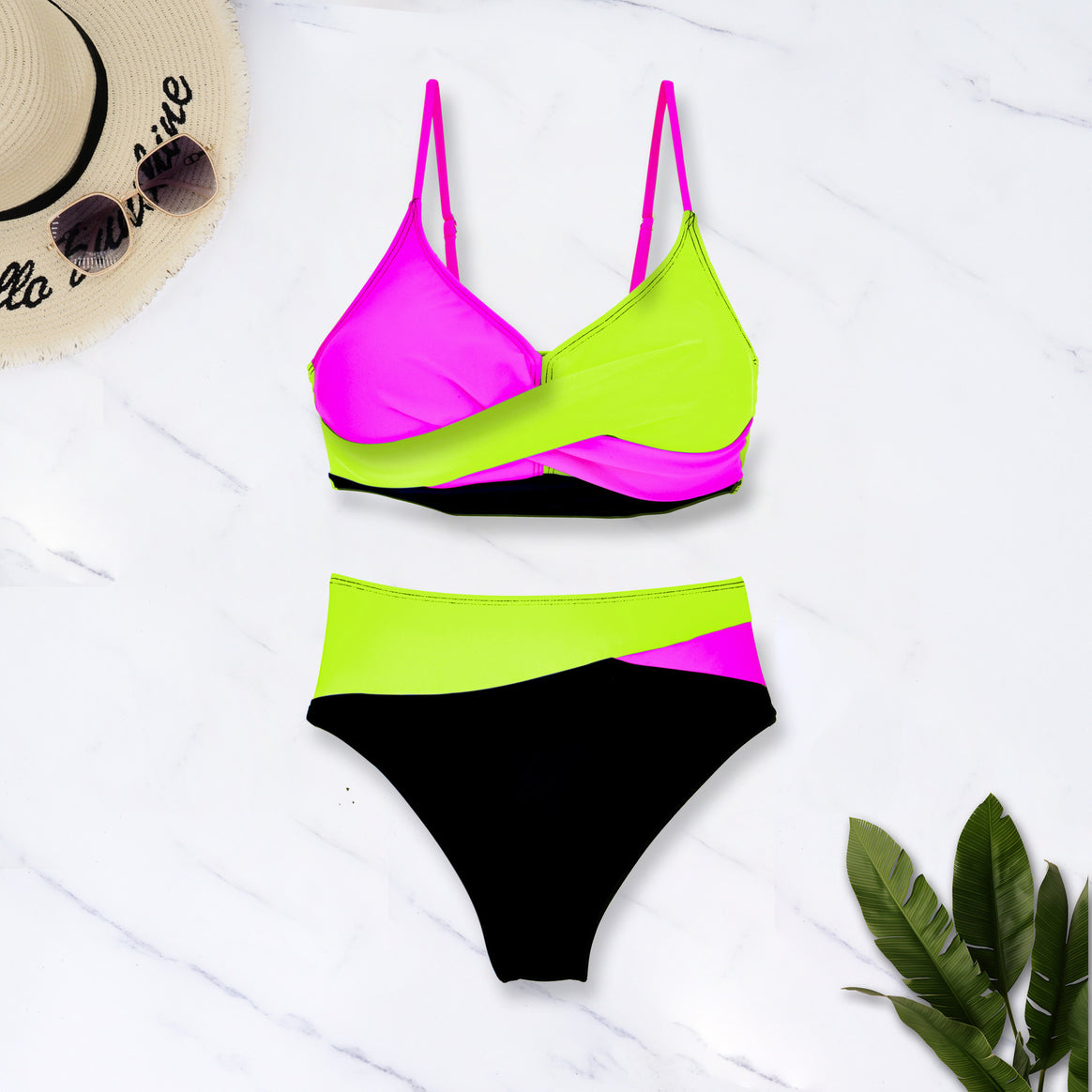 Women's Sporty Two-Piece Bikini Set Mune Fashion