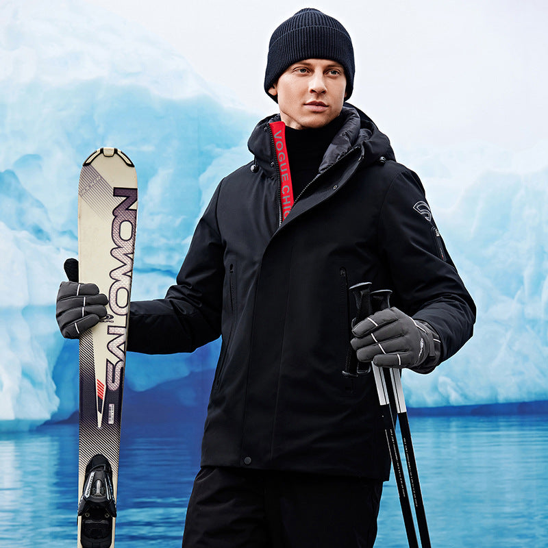Men's Waterproof Softshell Jacket with Hood, Welded Seams and Premium Zippers Mune Fashion