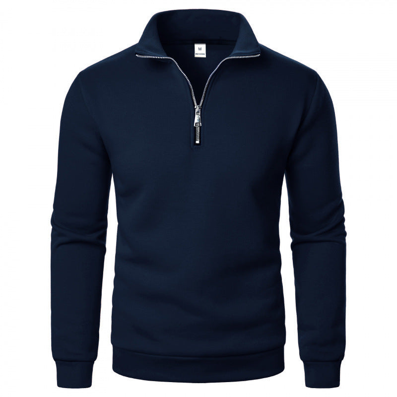 Men's Sporty Sweatshirt with Stand-Up Collar Mune Fashion