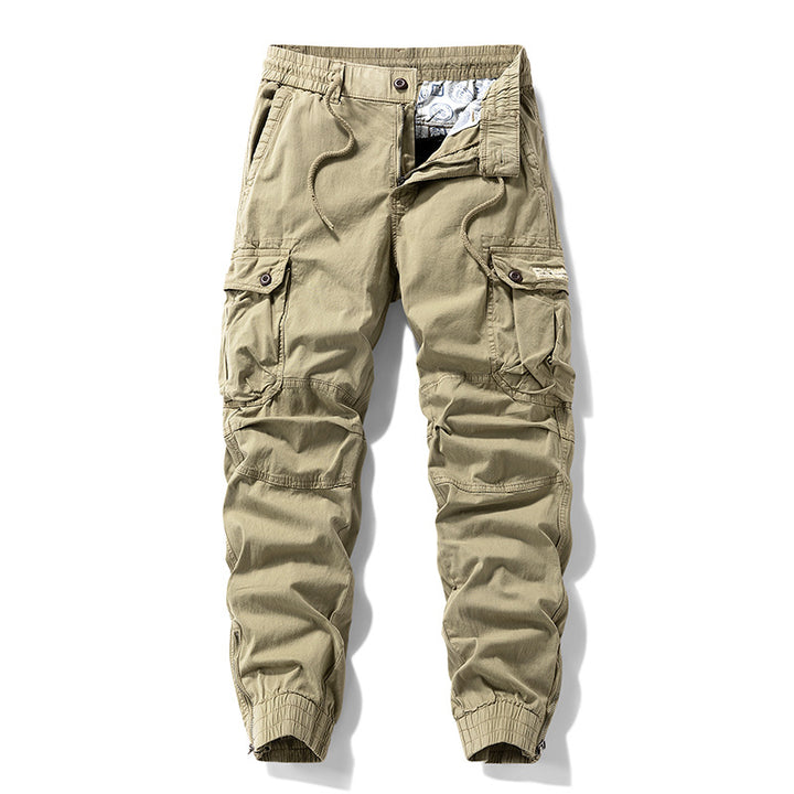 Herren Cargo-Jogginghose im Utility‑Stil mit elastischem Tunnelzugbund und verstärkten Kniepaneelen Mune Fashion