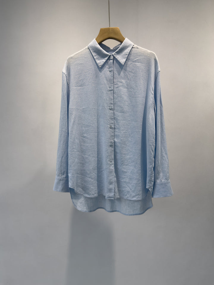 Women's Tailored Long Sleeve Blouse Mune Fashion