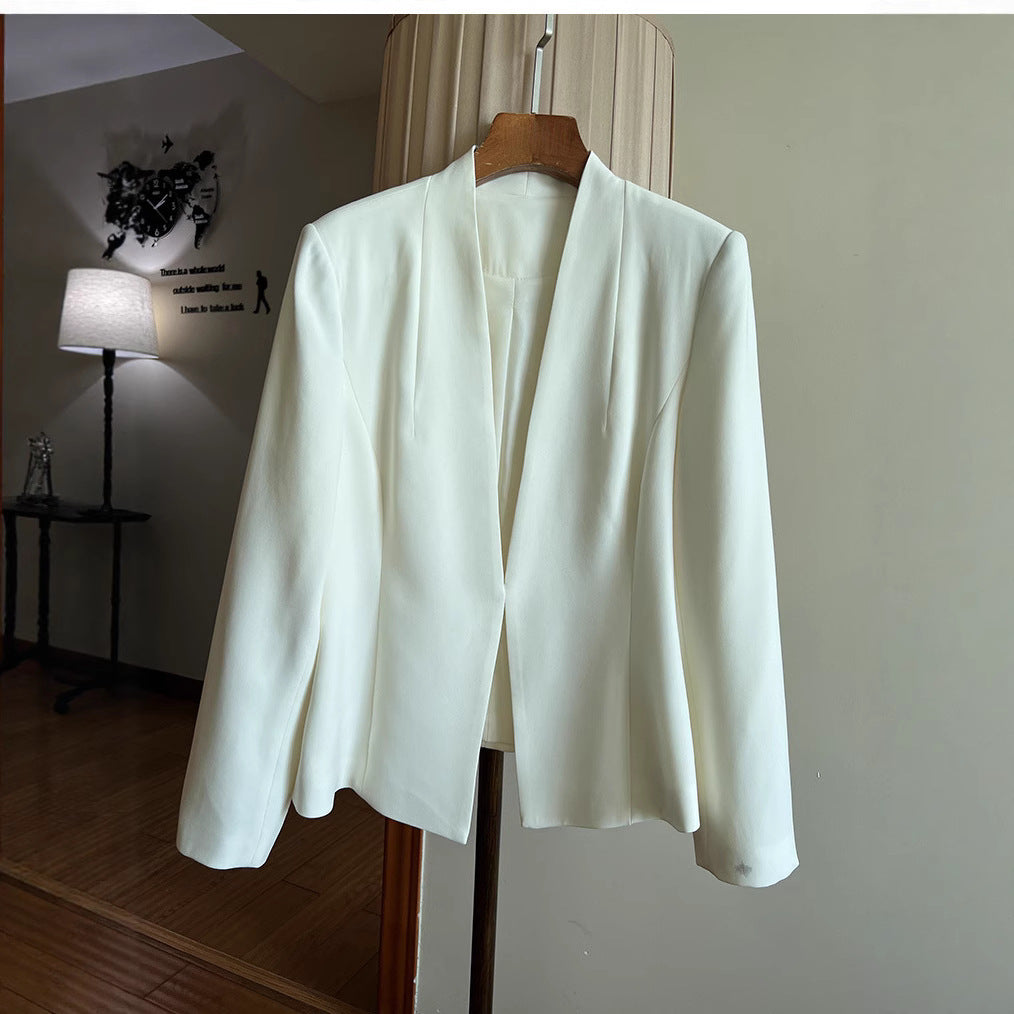 Ladies Elegant Blazer with Asymmetric Cut Mune Fashion
