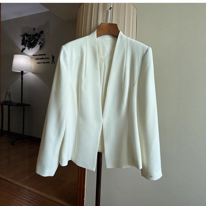 Ladies Elegant Blazer with Asymmetric Cut Mune Fashion