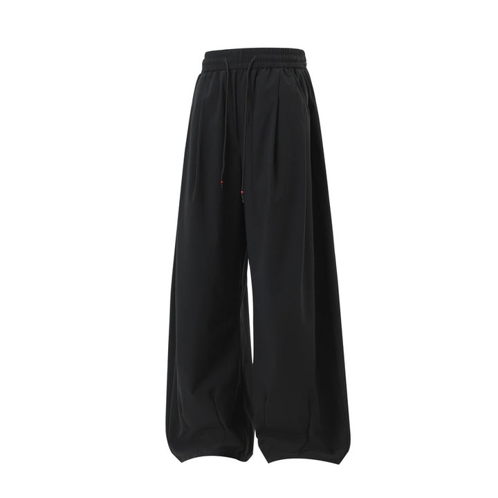 Women's Extra Wide Palazzo Pants in Oversized Baggy Cut with Elastic Waistband & Drawstring Mune Fashion
