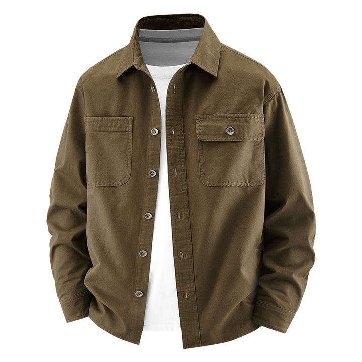Men's Casual Utility Shirt Jacket Mune Fashion