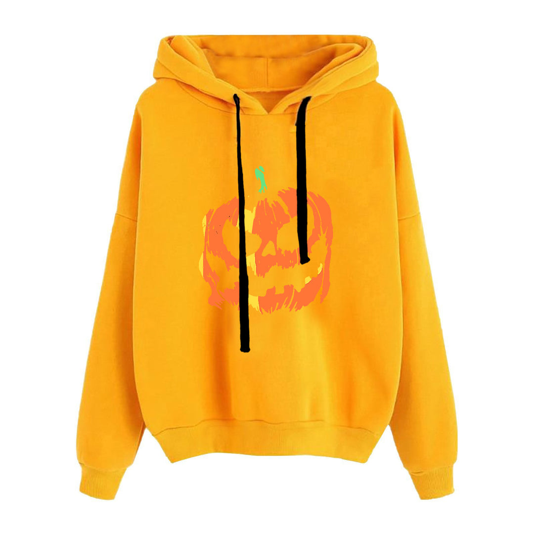 Women's casual oversized hoodie with heart and paw print, drawstring and ribbed cuffs Mune Fashion