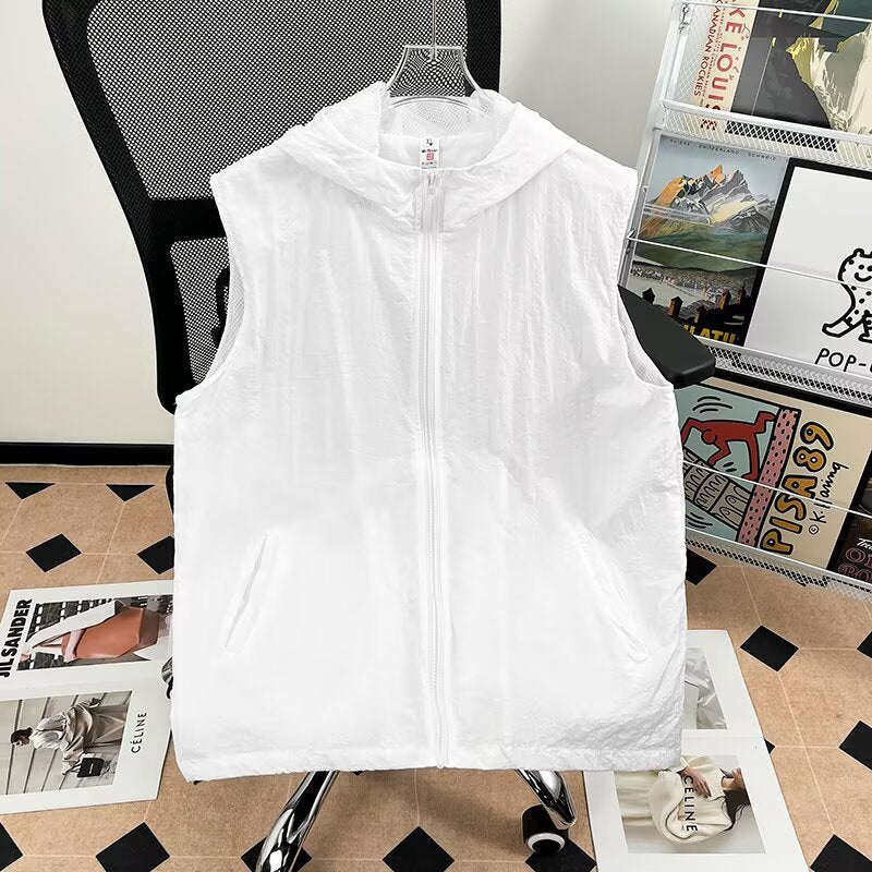 Women's Lightweight Hooded Vest Mune Fashion