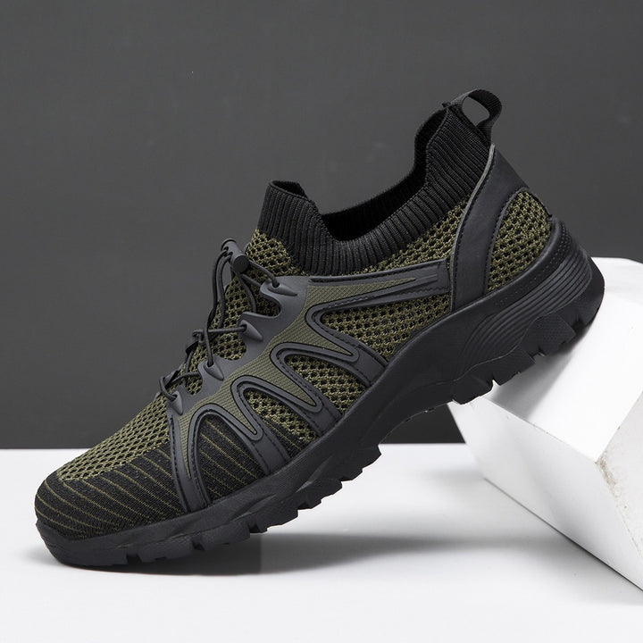 Men's Sporty Mesh Sneakers with Cushioned Sole Mune Fashion