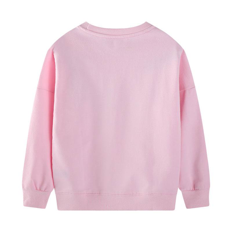 Girl's sweatshirt with colorful animal and motif print Mune Fashion
