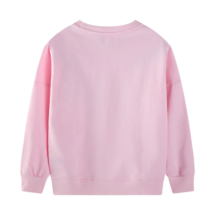 Girl's sweatshirt with colorful animal and motif print Mune Fashion