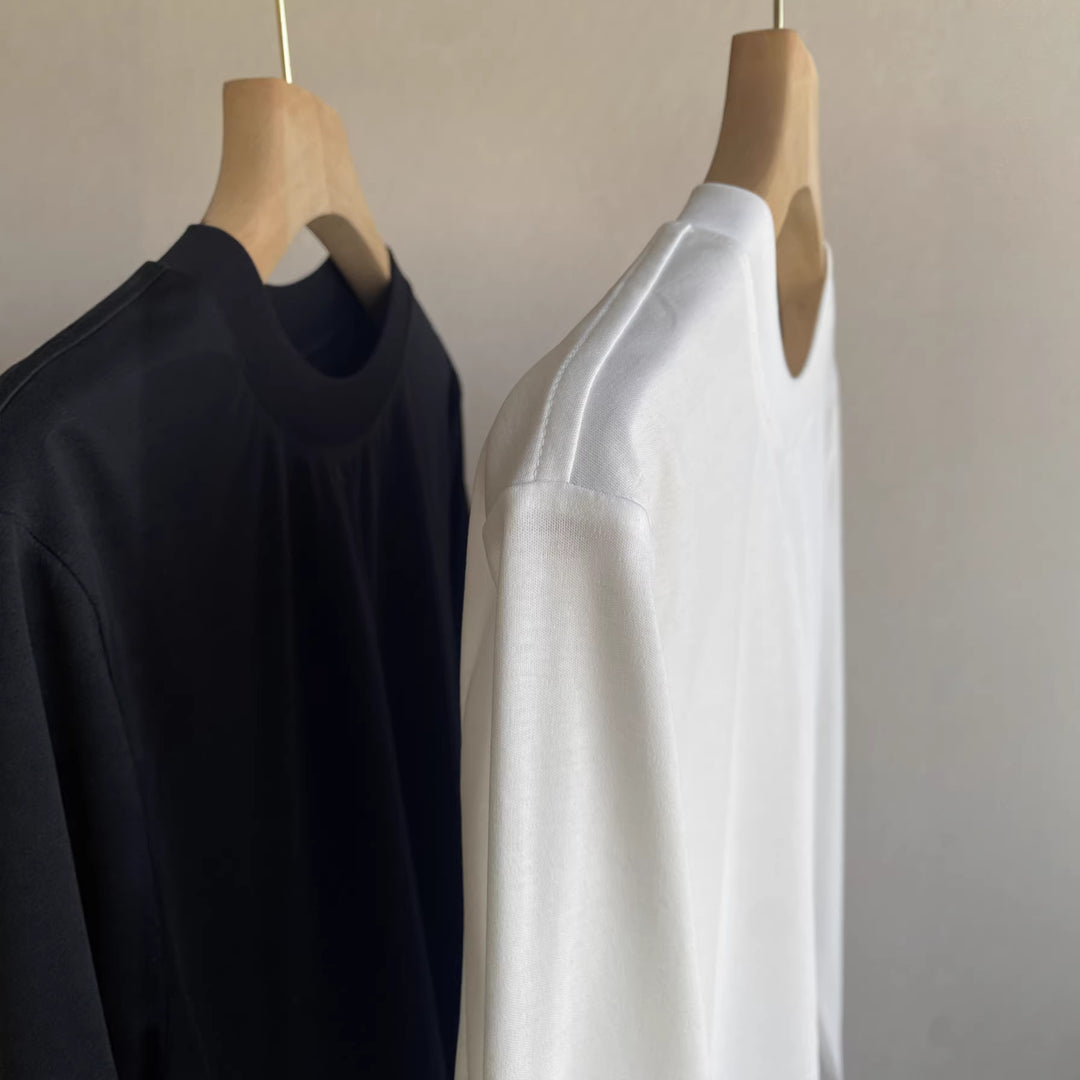 Women Long Sleeve Shirt with Elegant Cut Mune Fashion