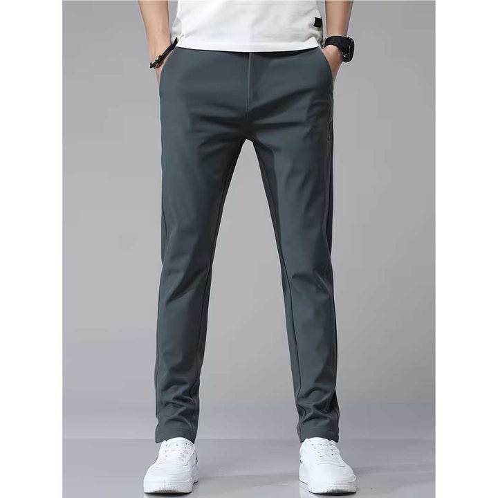 Men's Functional Sports Pants with Elastic Waistband and Side Zippers Mune Fashion