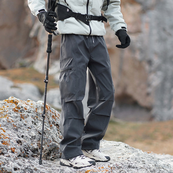 Men's Robust Water-Repellent Trekking Pants with Cargo Pockets Mune Fashion