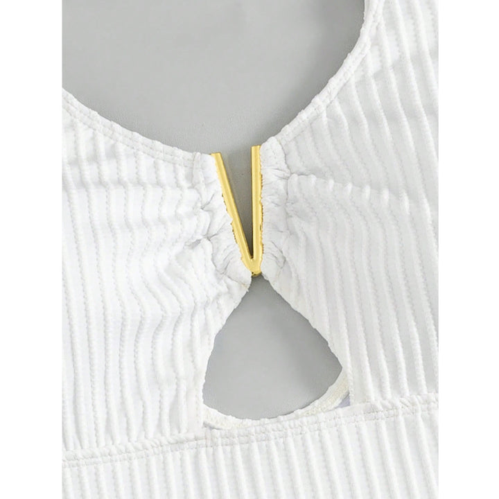 Women's High-Waist Swimsuit with Cut-Out Mune Fashion