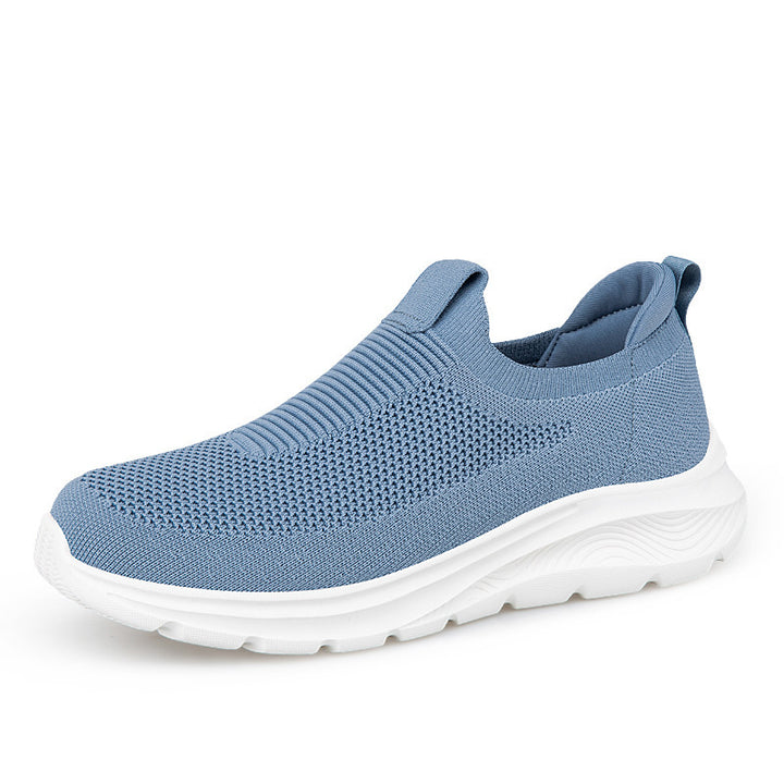 Women's seamless knit slip-on with elastic entry, padded comfort insole and profiled lightweight sole design Mune Fashion
