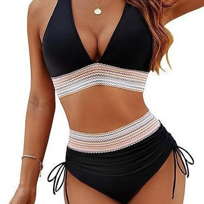 Women High-Cut Bikini with Adjustable Waist Mune Fashion