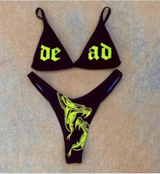 Women's bikini set with exciting graphic design Mune Fashion