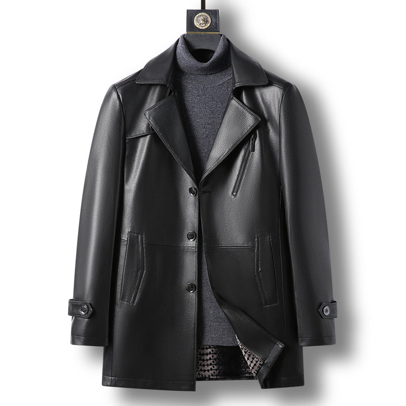 Men's Fashion Faux Leather Jacket Mune Fashion