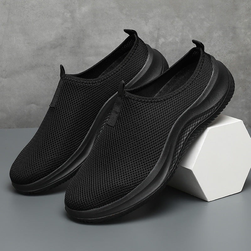 Unisex nan lighter mesh slip-on sneakers with breathable upper material, cushioning EVA midsole, and non-slip profiling sole Mune Fashion