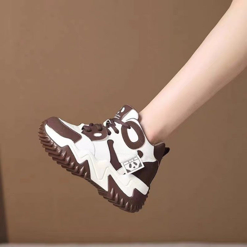 Ladies High-Top Sneakers with unconventional design and non-slip sole Mune Fashion