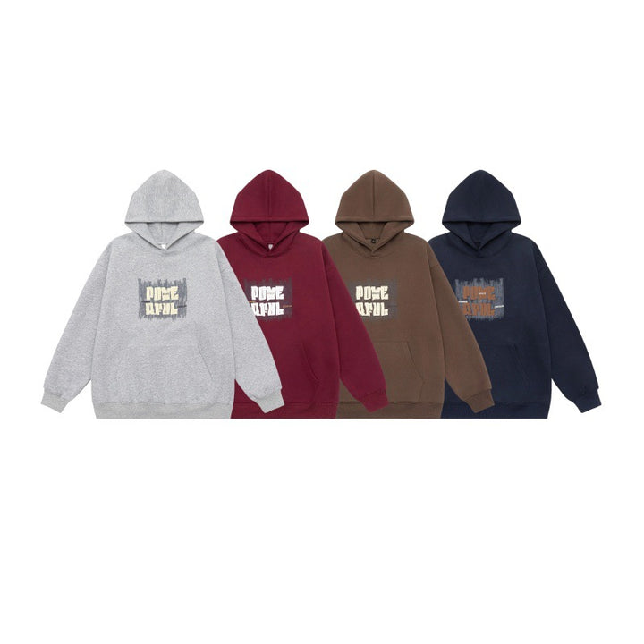 Unisex Oversized Hoodie with Kangaroo Pocket and Distinctive Front Print Mune Fashion