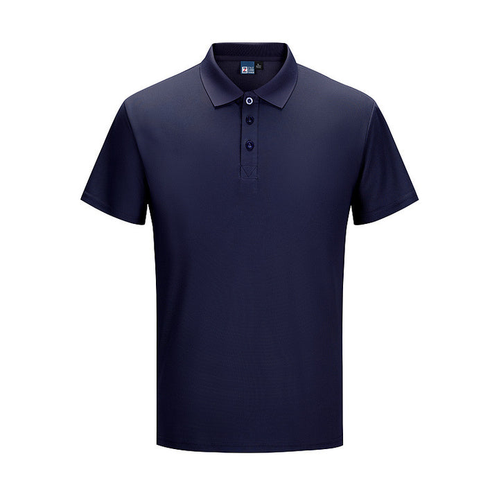 Men's easy-care short-sleeve polo made of cotton blend with piqué structure and three buttons Mune Fashion