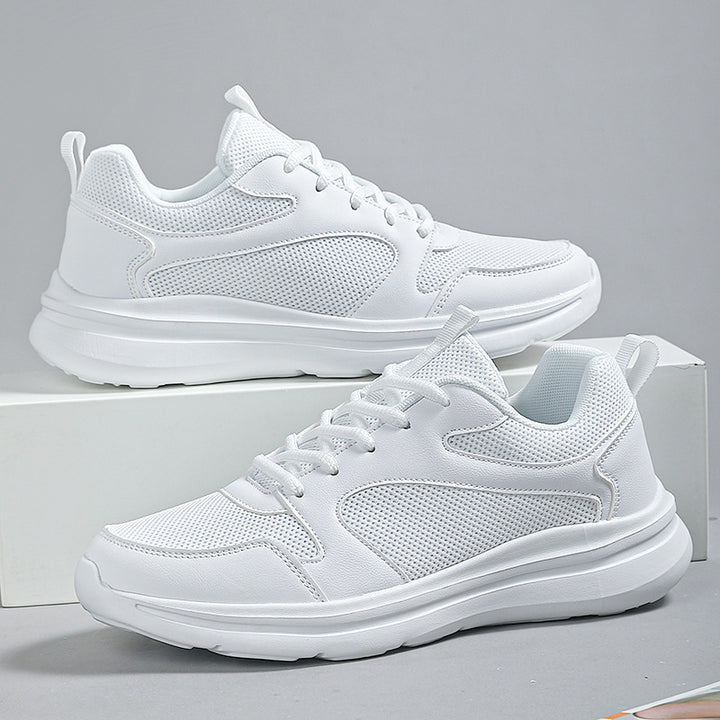Women’s breathable mesh sneakers with cushioned lightweight sole and padded heel collar Mune Fashion