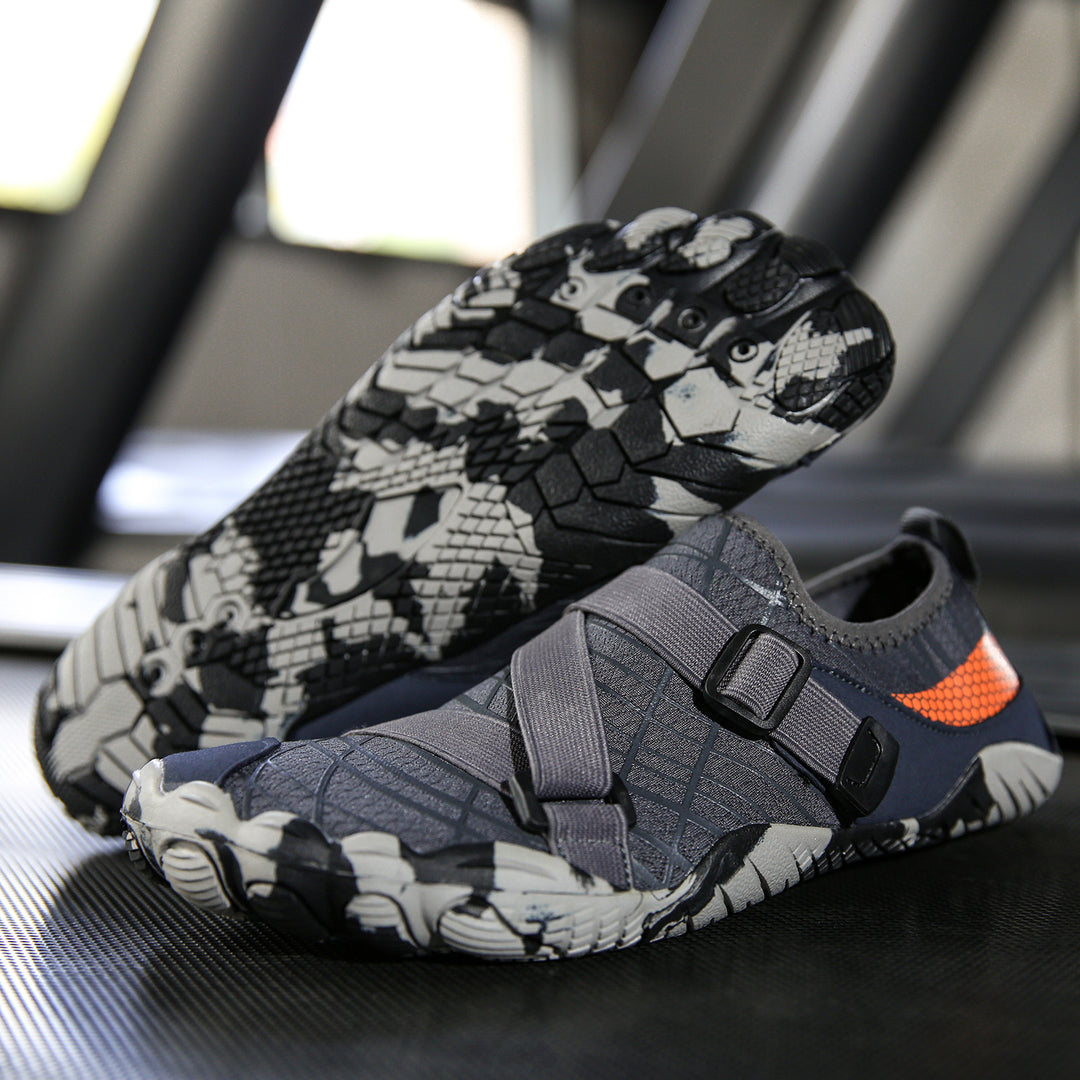 Unisex nan versatile aquasneaker in barefoot style with a grippy multi-layer rubber sole and adjustable straps Mune Fashion