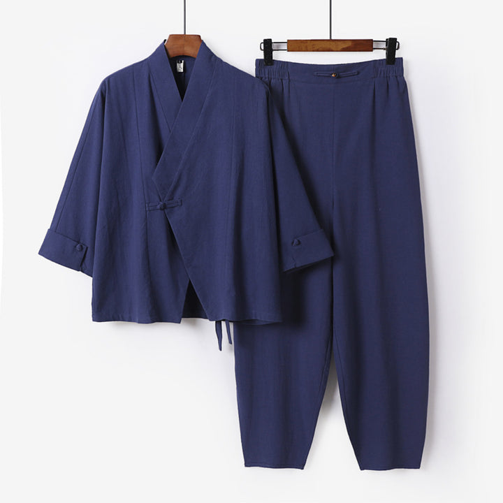 Men's Zen-inspired Kimono Loungewear Set Mune Fashion