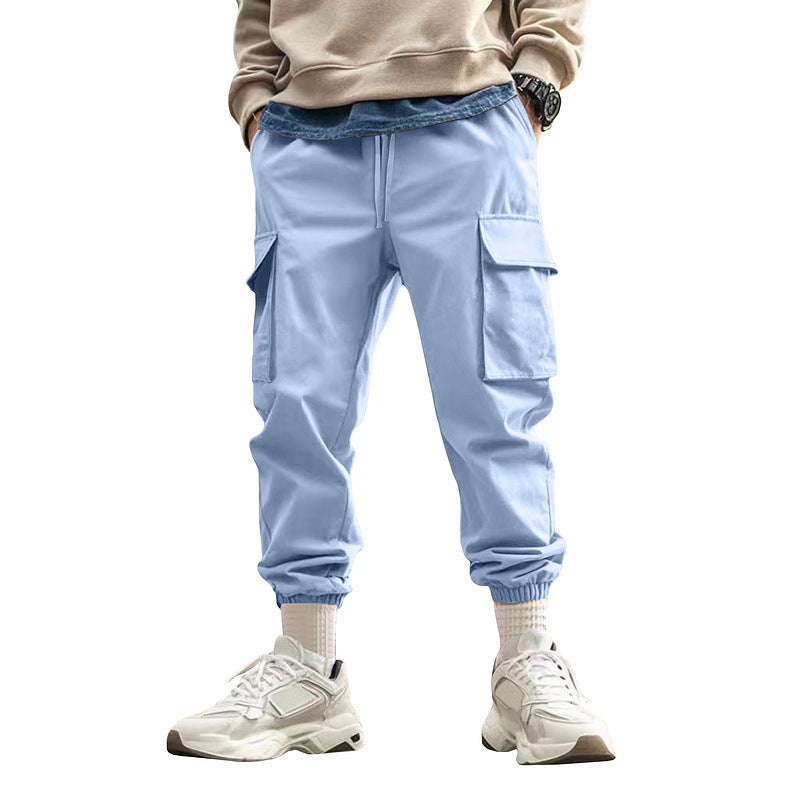 Men's urban utility joggers with multiple pockets and tapered leg Mune Fashion
