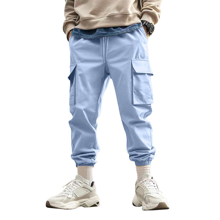 Men's urban utility joggers with multiple pockets and tapered leg Mune Fashion