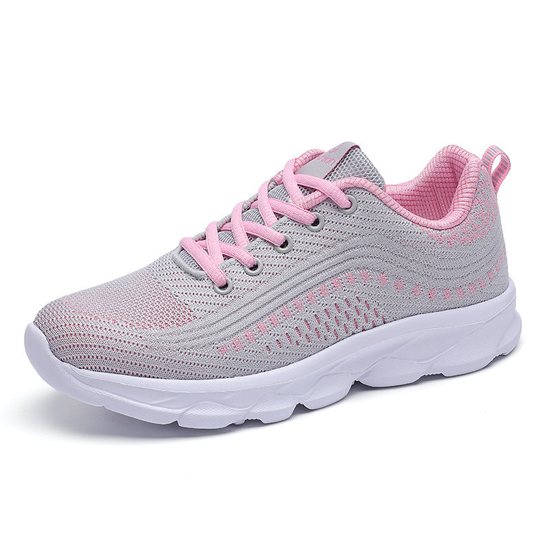 Women's nan ultra-light comfort walking sneakers for everyday and leisure with seamless knitted upper material, responsive air cushion midsole, and padded heel collar Mune Fashion