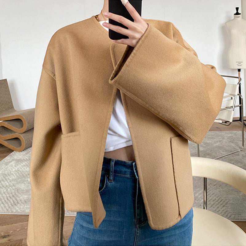 Ladies Cozy and Elegant Oversized Jacket Mune Fashion
