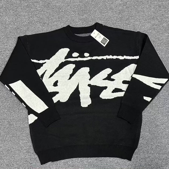 Men's Fashionable Chunky Knit Sweater with Graphic Design Mune Fashion
