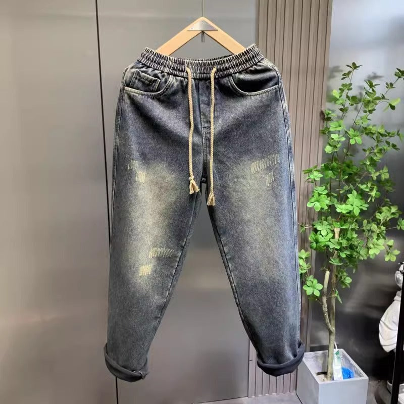 Men's Casual Baggy Jeans Mune Fashion