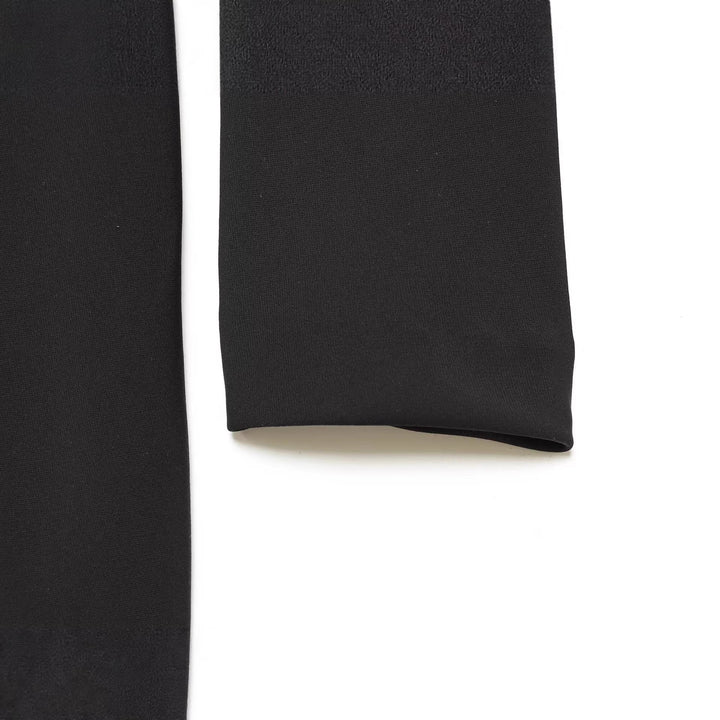 Women's Fitted Mini Dress with Draped Stand Collar Mune Fashion