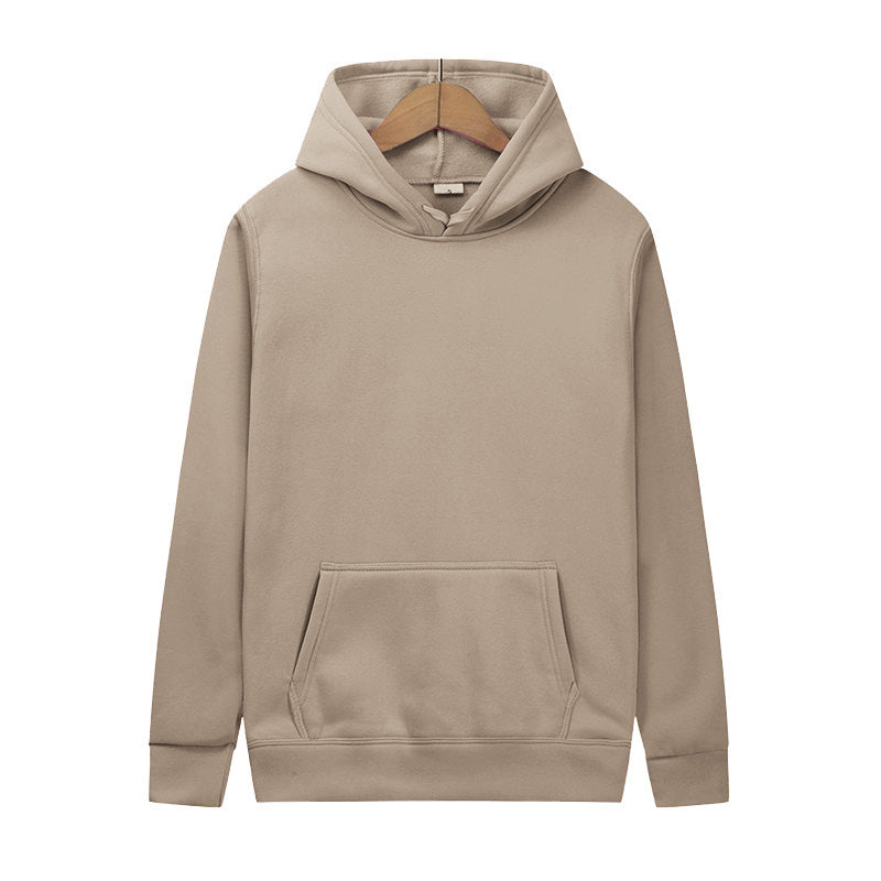Unisex minimalist hoodie without zipper with brushed French terry on the inside and integrated kangaroo pocket Mune Fashion