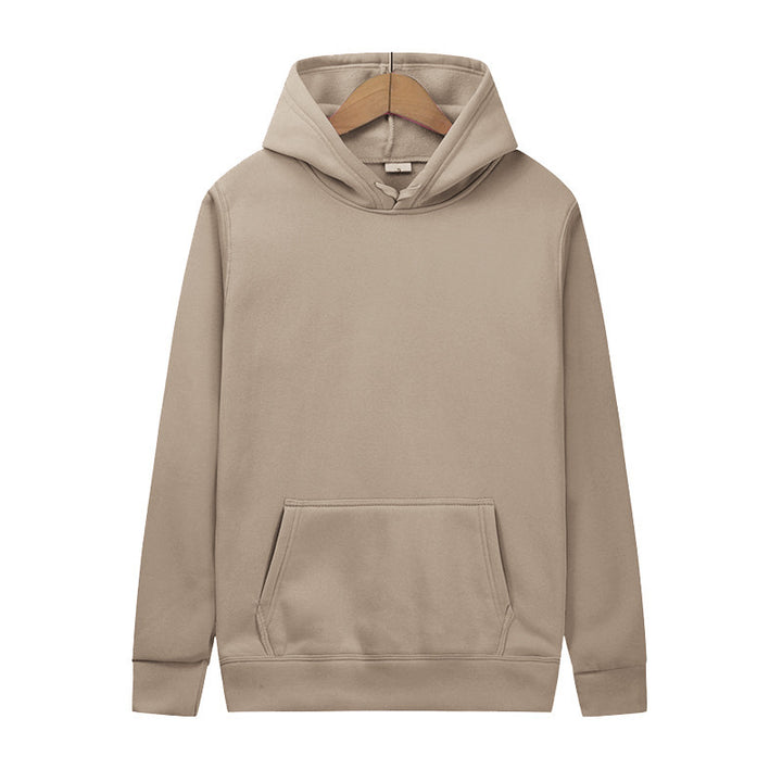 Unisex minimalist hoodie without zipper with brushed French terry on the inside and integrated kangaroo pocket Mune Fashion