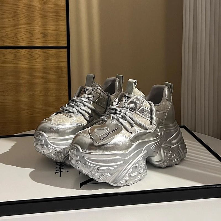 Women Chunky Sneakers with puffy sole and innovative cushioning Mune Fashion