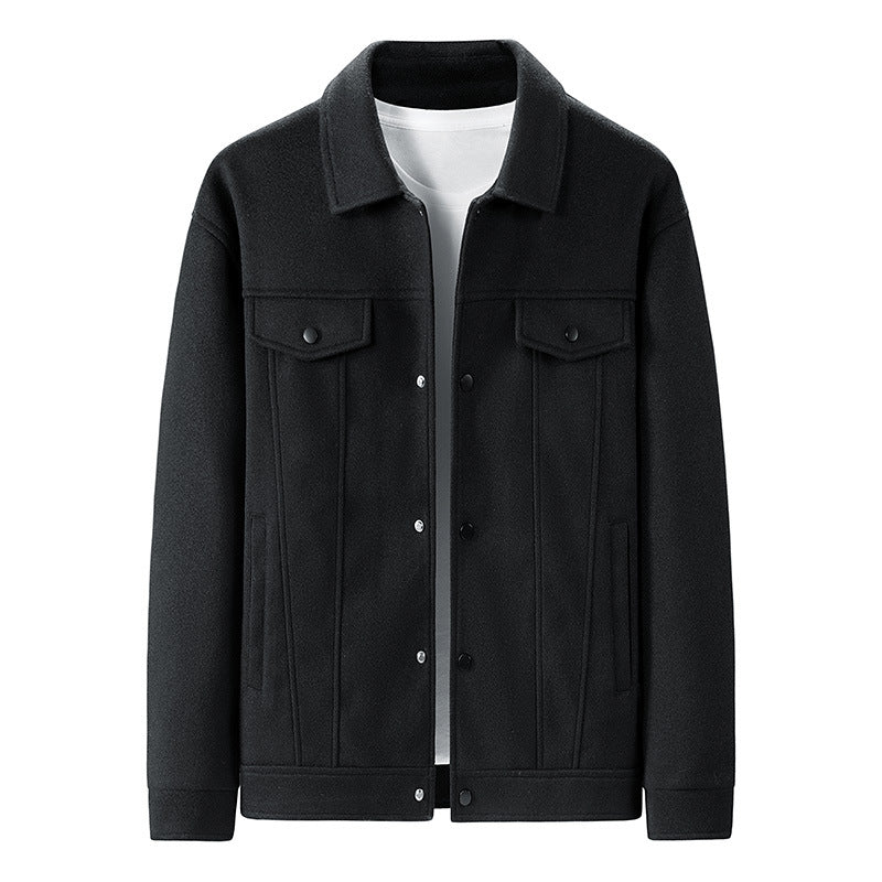 Men's fleece jacket with modern accents Mune Fashion