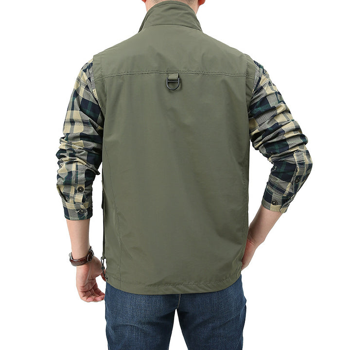 Men's Angler and Photography Vest with Versatile Pockets and Practical Closure Mune Fashion
