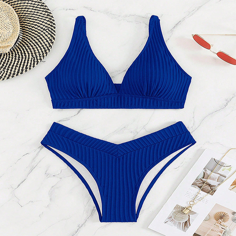 Women's Push-Up Bikini Set with flattering High-Waist Cut Mune Fashion
