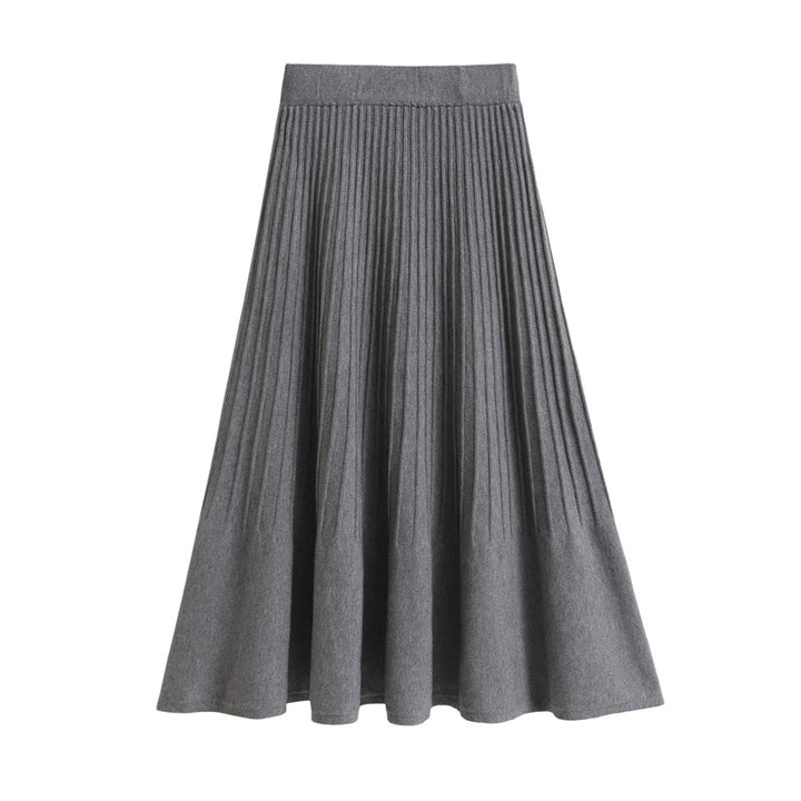 Ladies Pleated A-Line Skirt Mune Fashion